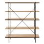 Voir la diapositive 4 : Paris Prix Étagère 5 Niveaux en Bois  Dresa  166cm Naturel