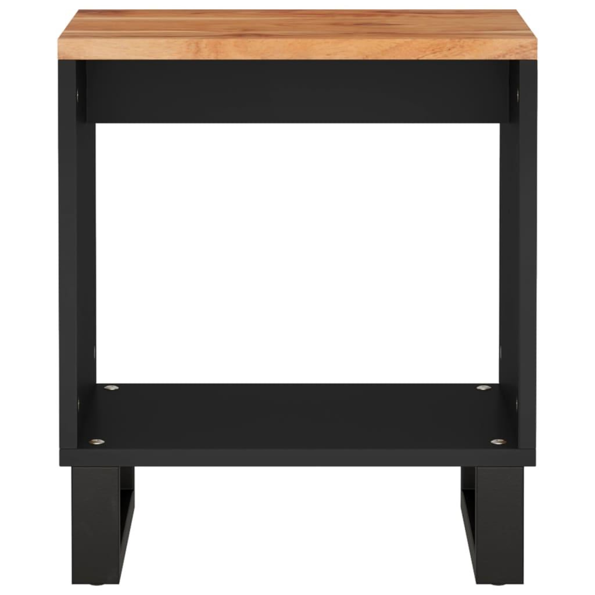 Voir la diapositive 4 : VIDAXL Table basse 40x31x46 cm Bois d'acacia solide et d'ingenierie
