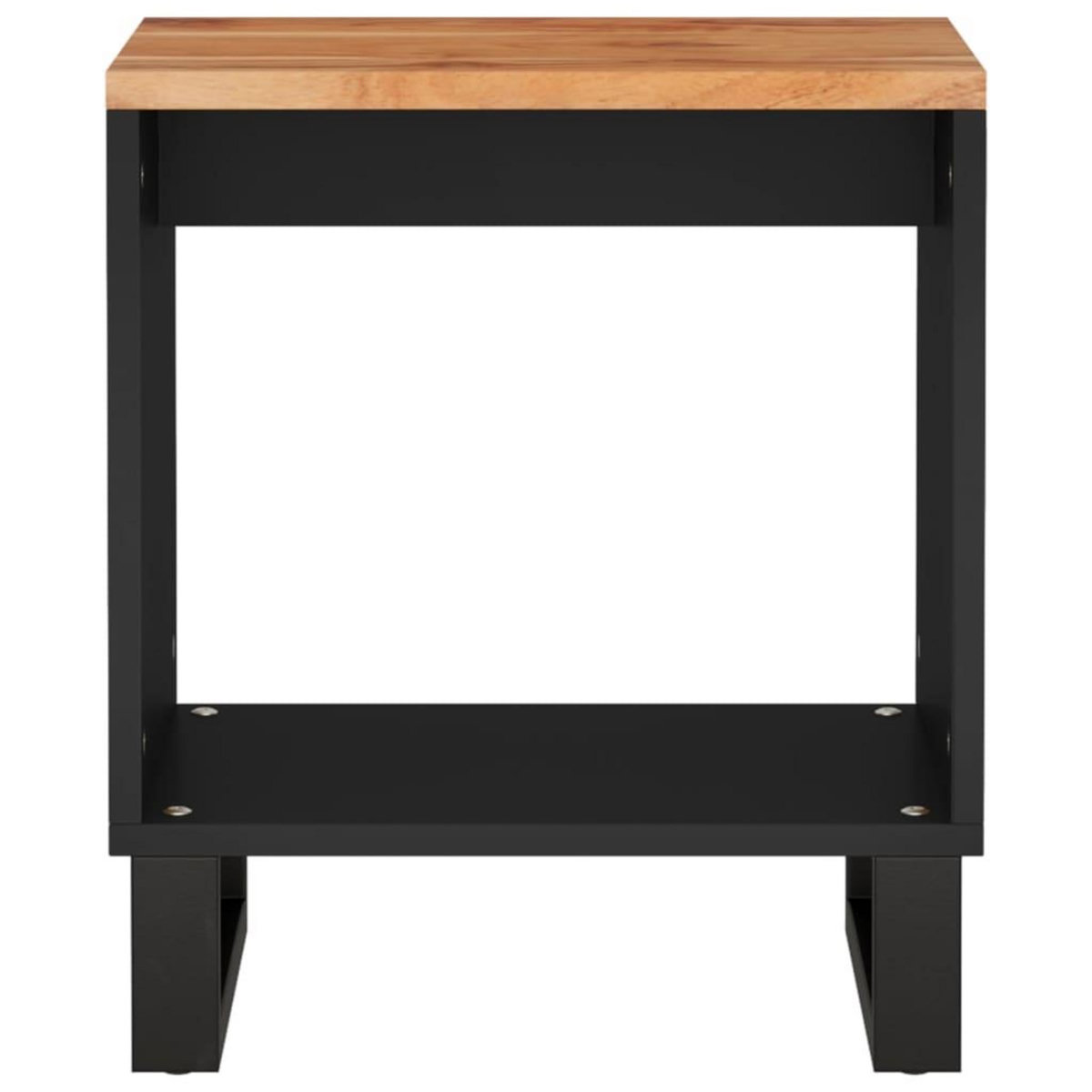 VIDAXL Table basse 40x31x46 cm Bois d'acacia solide et d'ingenierie