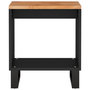 Voir la diapositive 4 : VIDAXL Table basse 40x31x46 cm Bois d'acacia solide et d'ingenierie