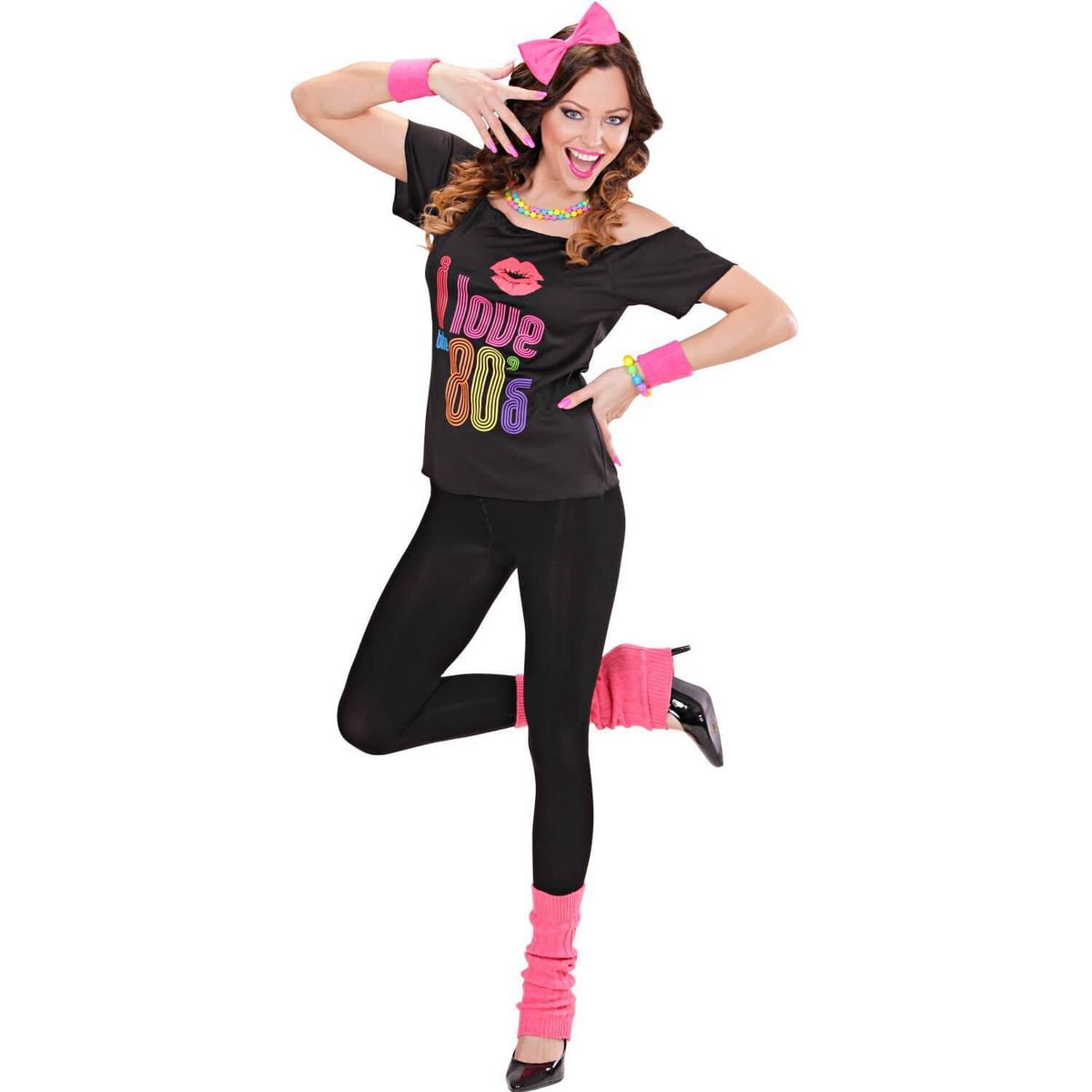 WIDMANN Déguisement Fille des années 80 - XXL