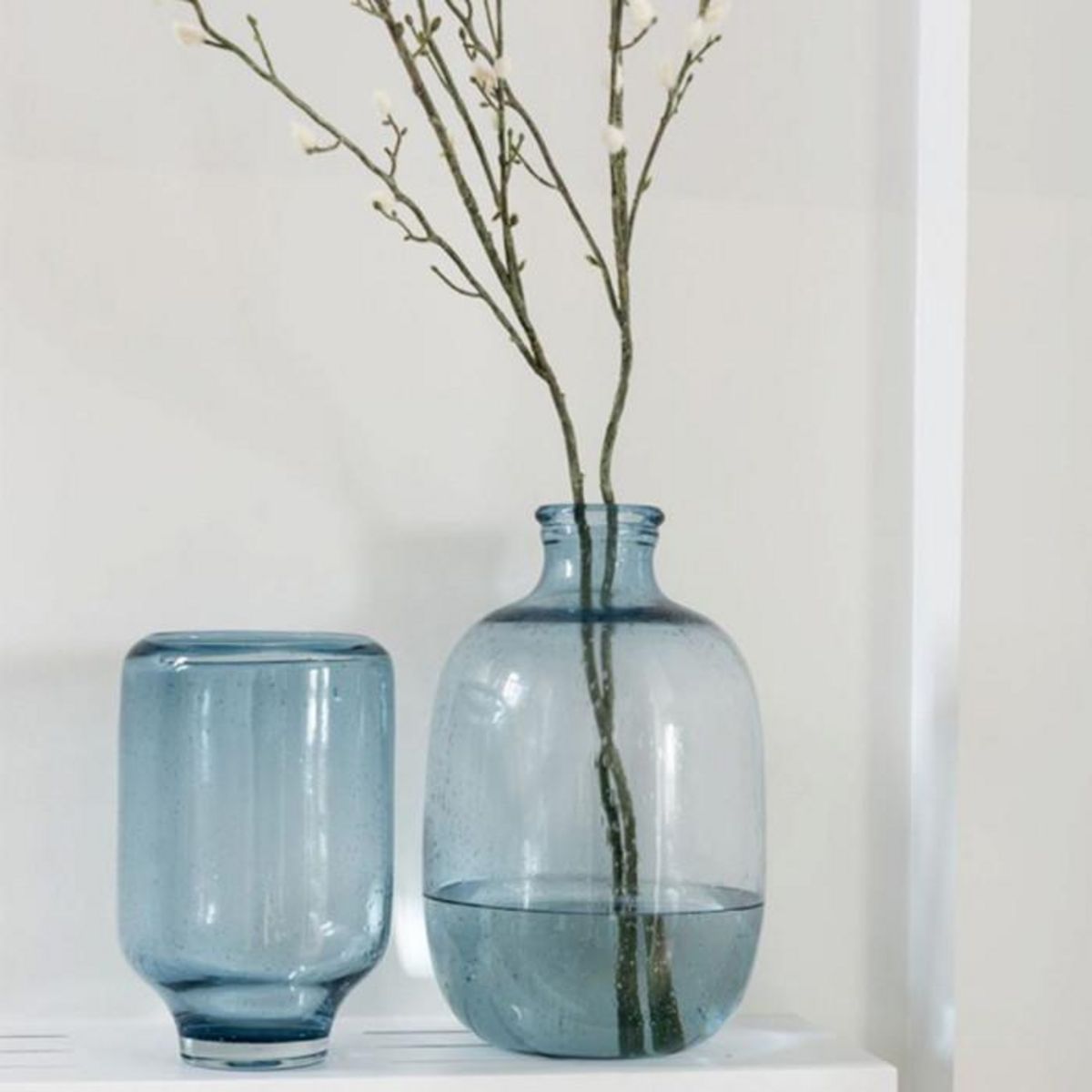 Paris Prix Vase Déco Sur Pied  Nora  37cm Bleu