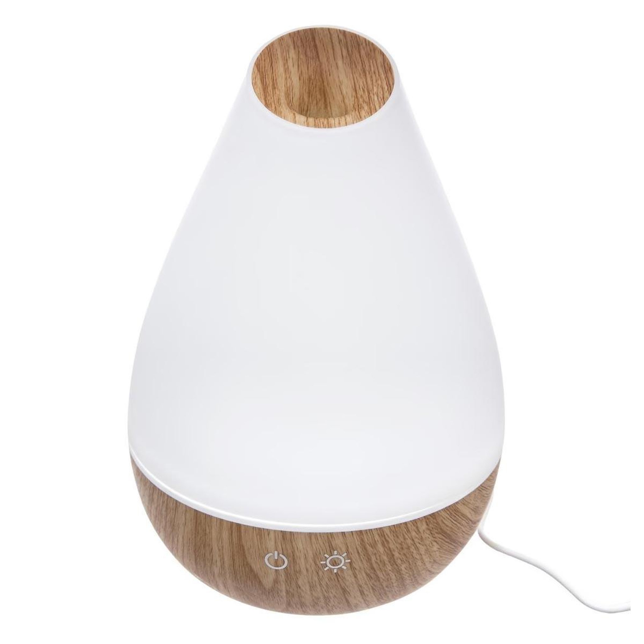 ATMOSPHERA Diffuseur d'huiles essentielles led  arlie  22cm blanc