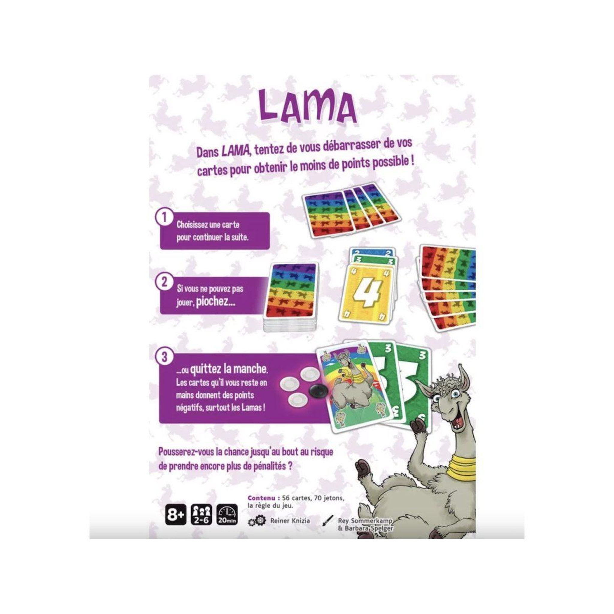 Voir la diapositive 3 : Gigamic Lama - jeu de cartes - edition 2024 -