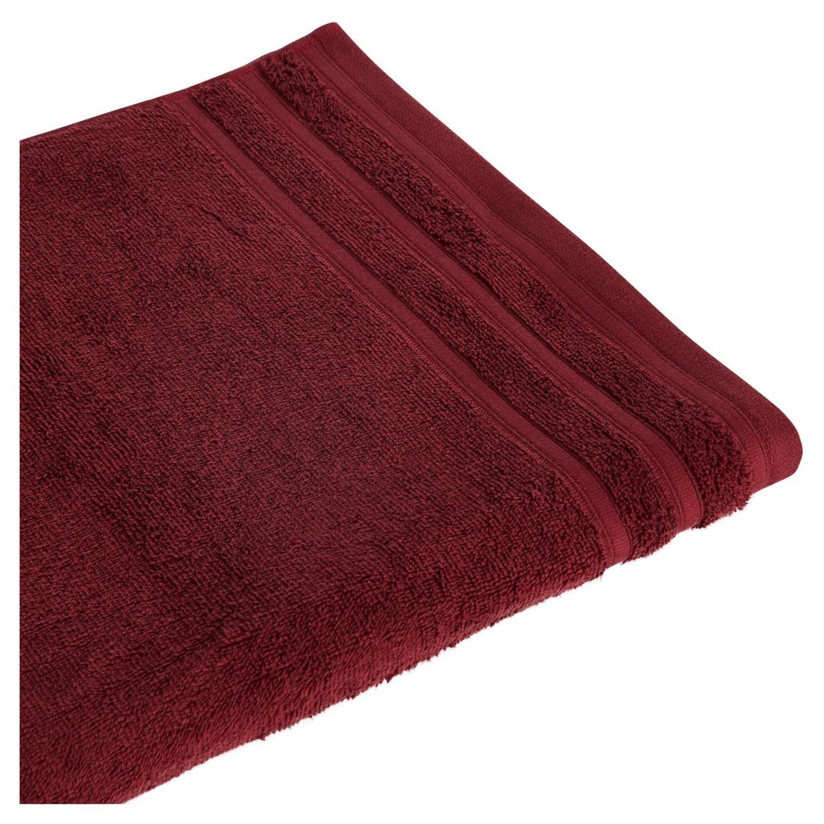 ACTUEL Drap de bain uni en coton bouclé 500 gr/m2