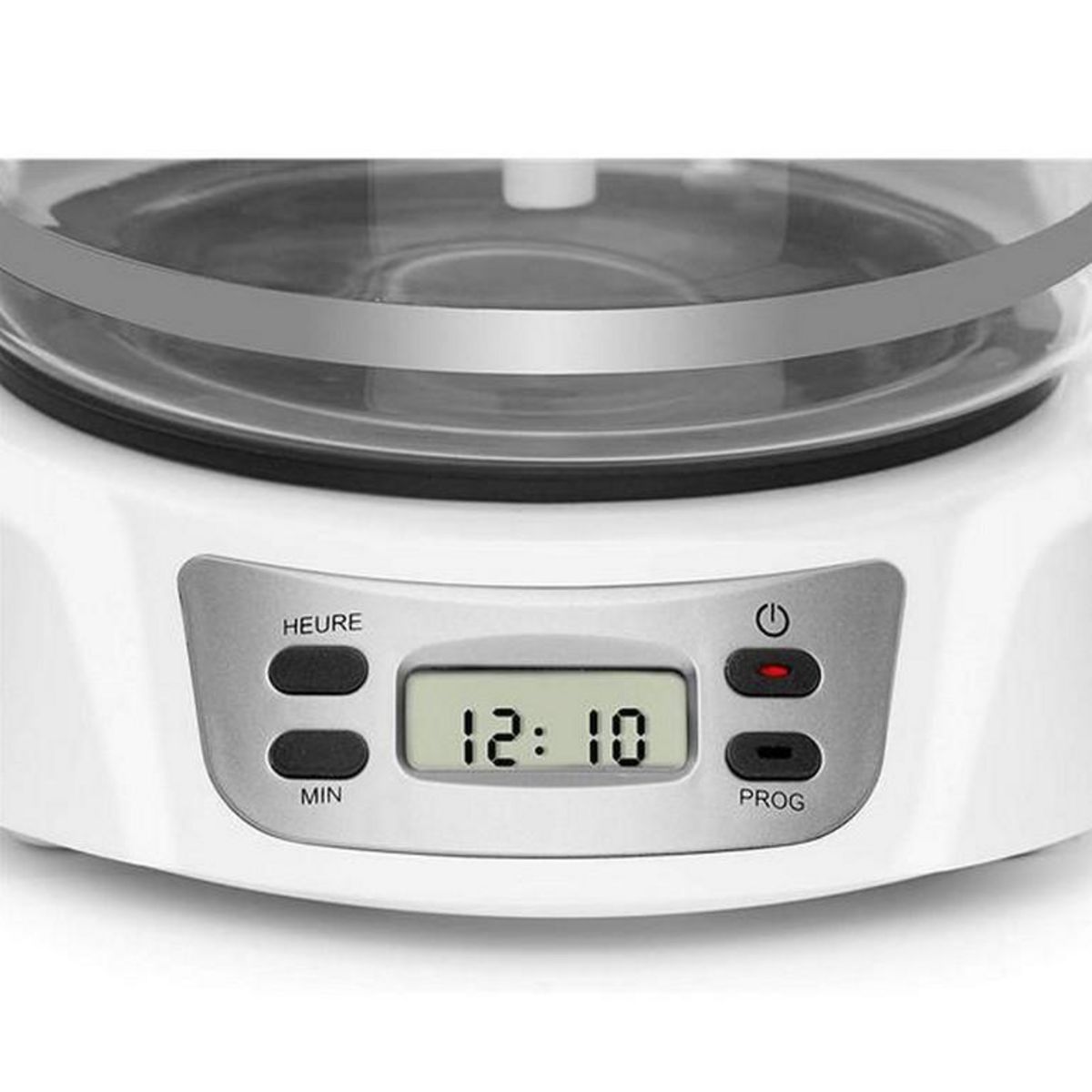 BRANDT Cafetière filtre programmable 18 tasses 1000w blanc/silver - caf1318es