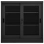 Voir la diapositive 2 : VIDAXL Armoire a portes coulissantes Anthracite 90x40x90 cm Acier