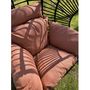 Voir la diapositive 3 : GARDENSTAR Fauteuil &OElig;uf suspendu acier terracotta QUITO