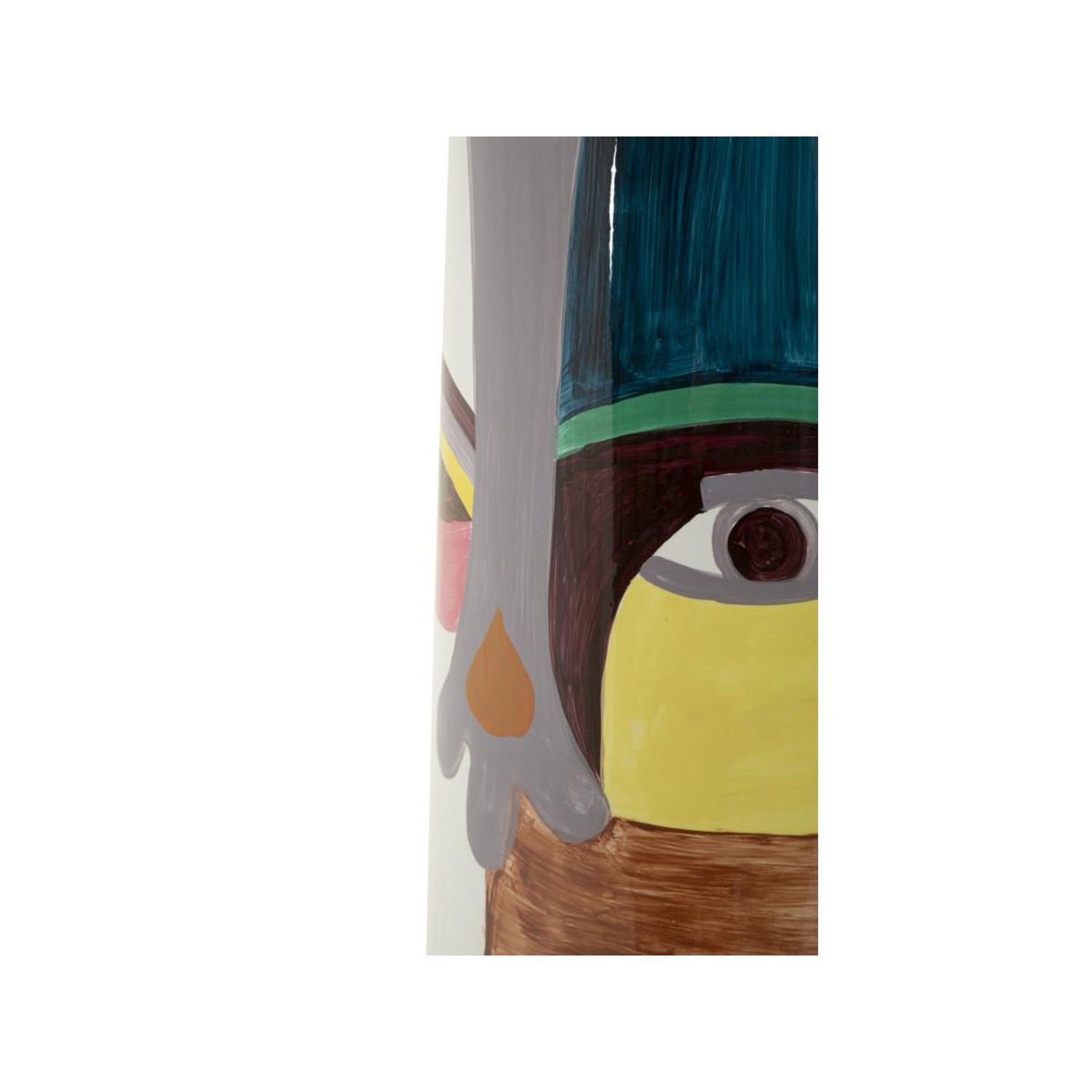 Voir la diapositive 3 : Paris Prix Vase design en céramique  piccassy  40cm multicolore