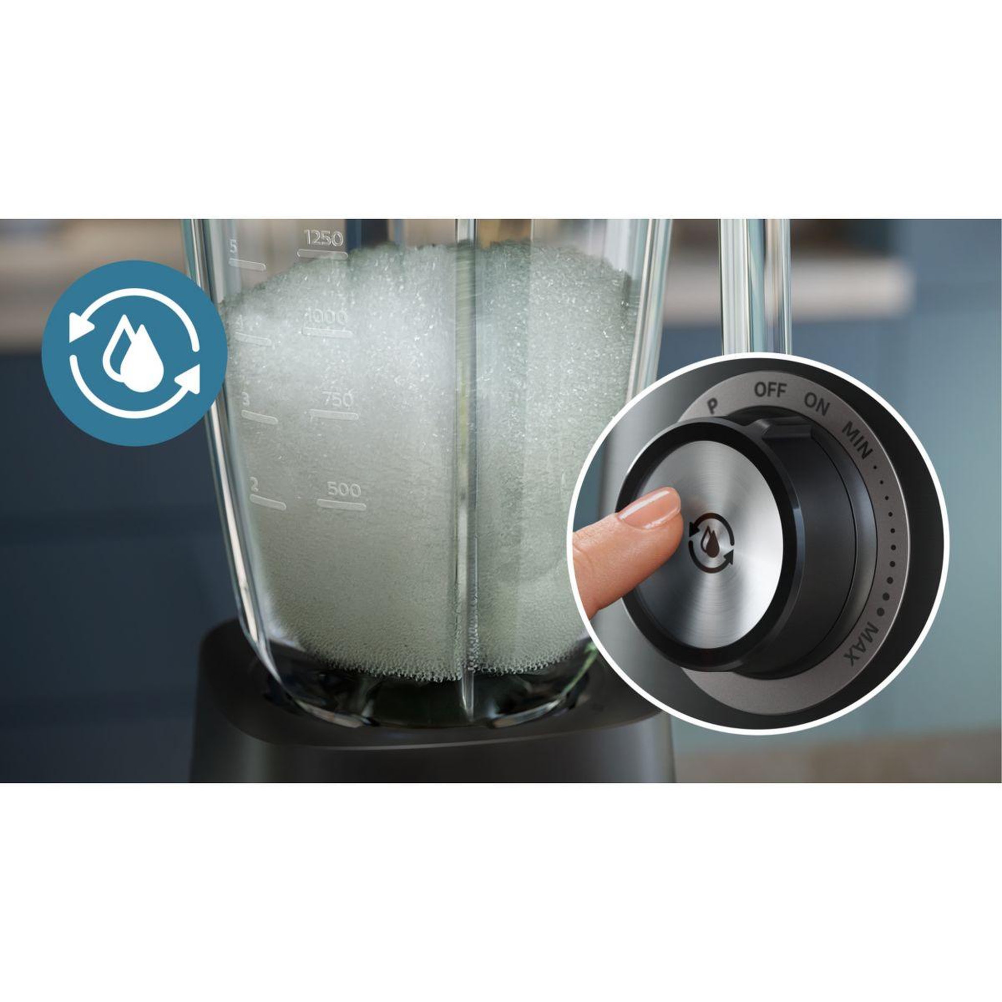 Voir la diapositive 4 : Philips Blender hr3040/00 blender mixeur métal série 5000 2l, 1200w