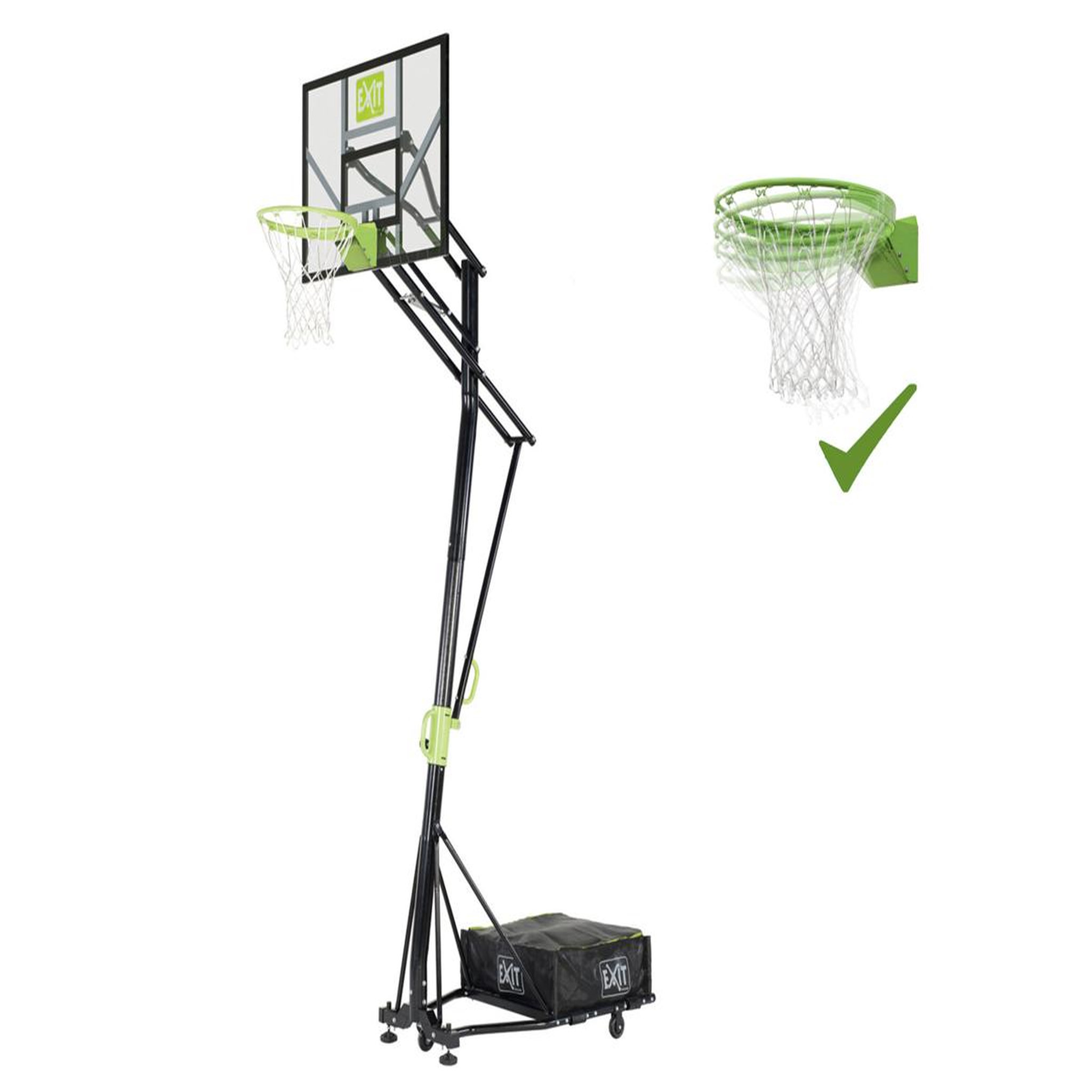 EXIT TOYS Panier de basket mobile à roulettes avec cercle dunk galaxy - exit toys
