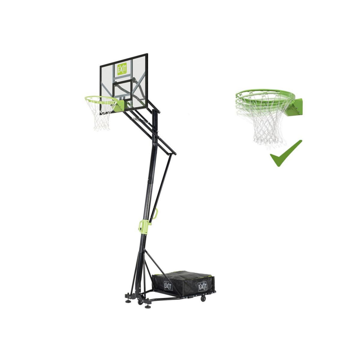 EXIT TOYS Panier de basket mobile à roulettes avec cercle dunk Galaxy - Exit Toys