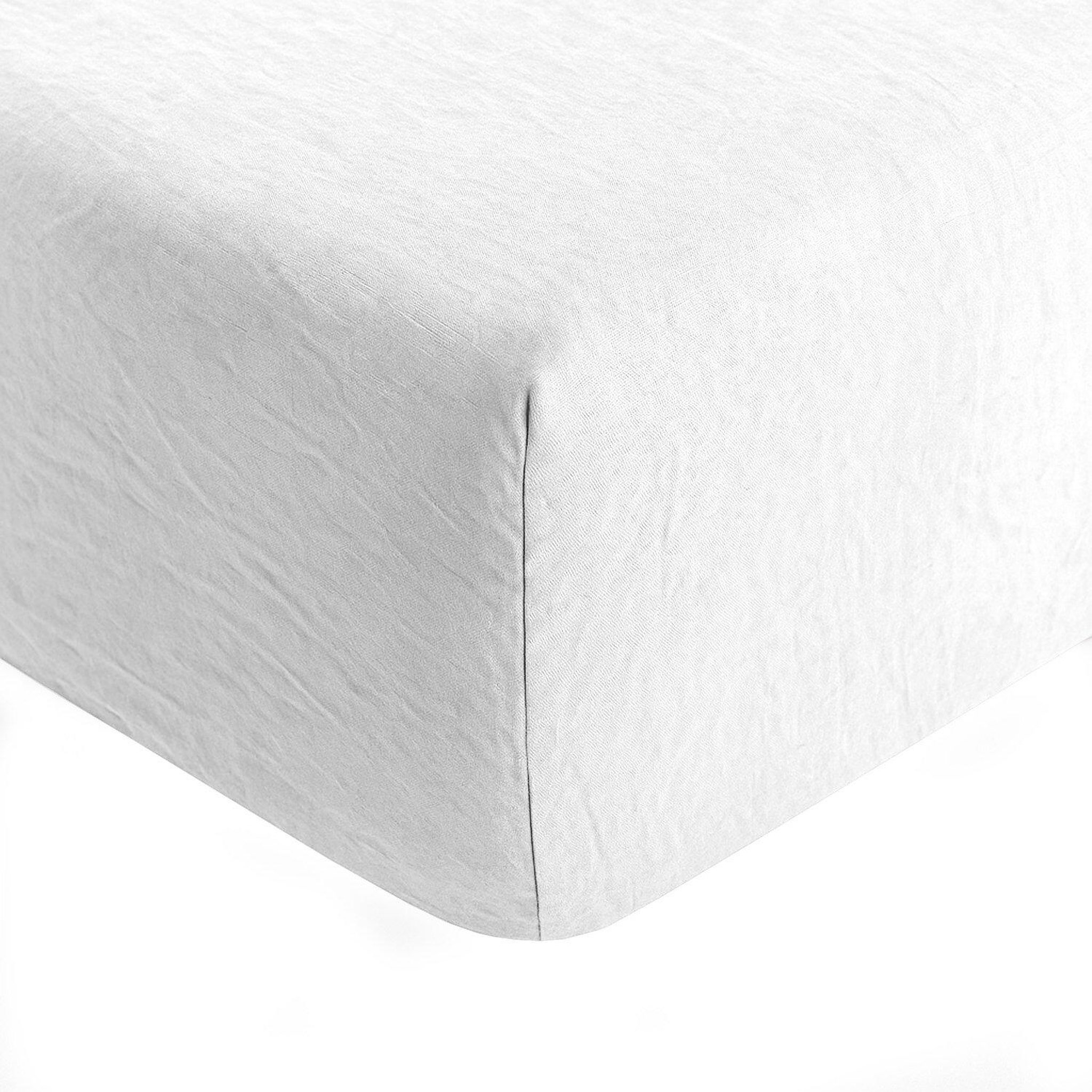 Voir la diapositive 1 : Home collection Drap housse microfibre lavee