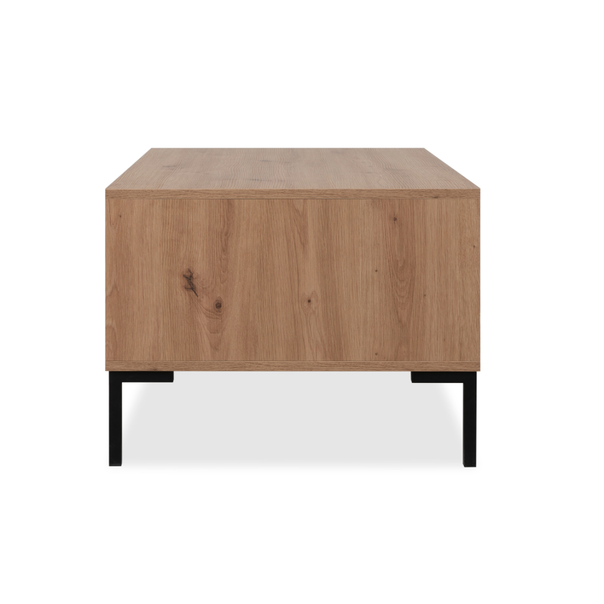 Voir la diapositive 6 : CONCEPT USINE Table basse en bois avec rangements navi