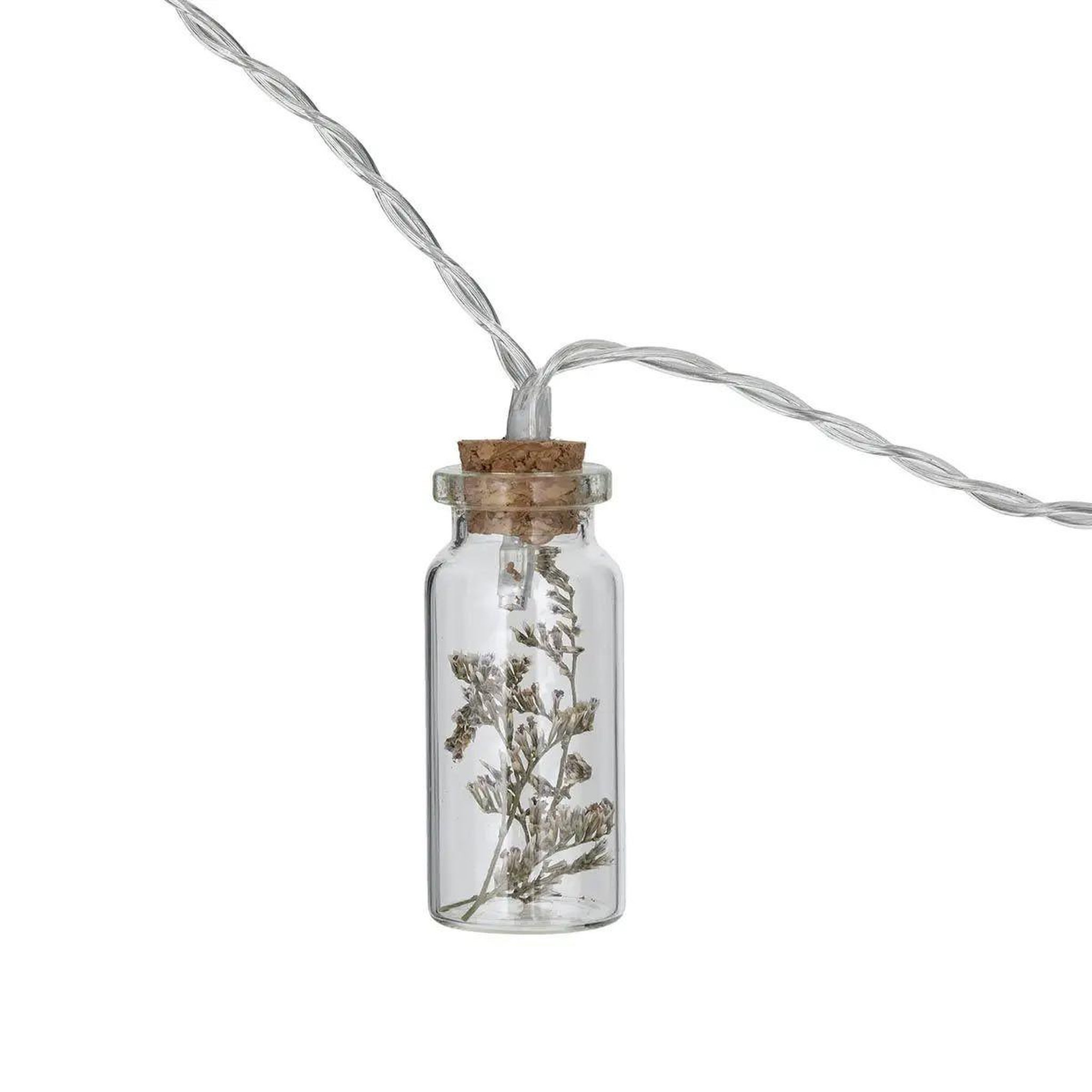 Voir la diapositive 2 : ATMOSPHERA Guirlande lumineuse led  10 fleurs  165cm naturel