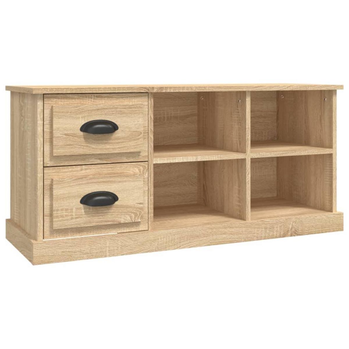 VIDAXL Meuble TV chene sonoma 102x35,5x47,5 cm bois d'ingenierie