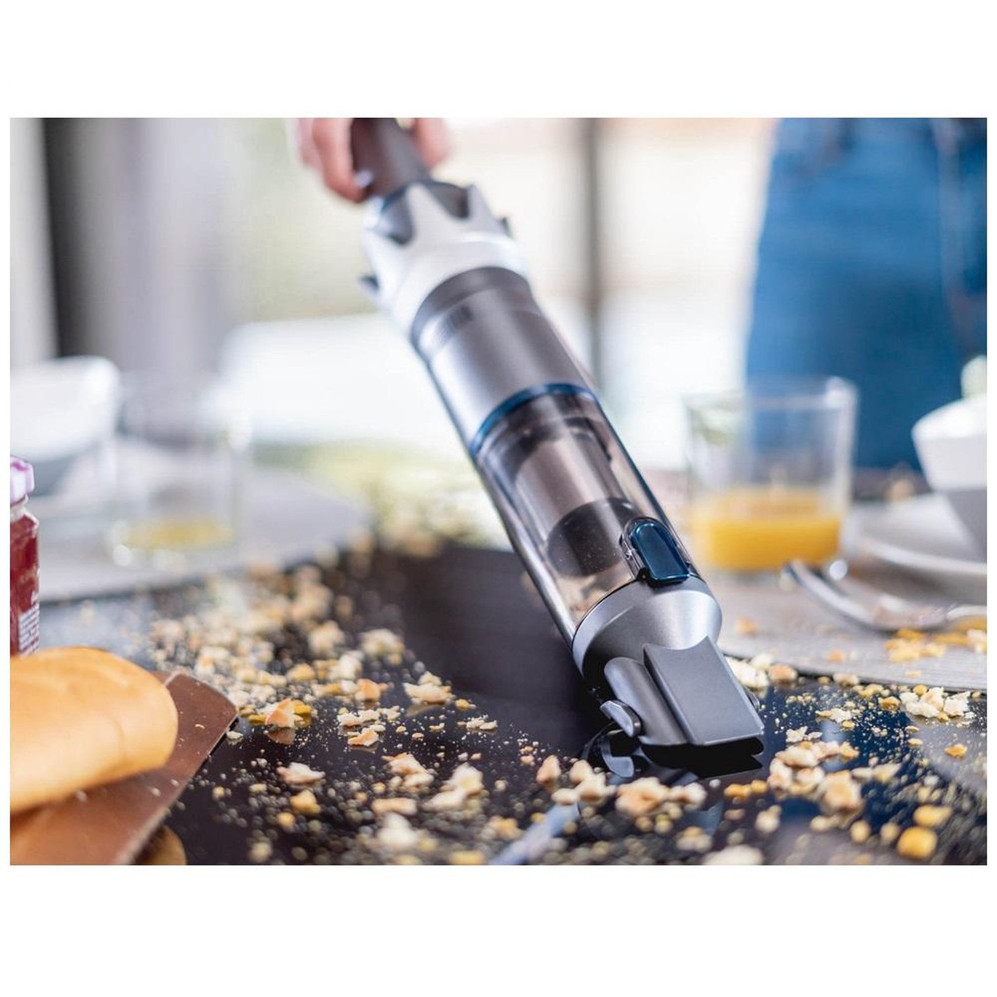Voir la diapositive 6 : EZICLEAN Aspirateur à main rechargeable 14.8v - f130