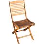 Voir la diapositive 1 : GIvex Chaise pliante de jardin - Teck - INNSBRUCK
