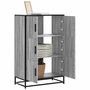 Voir la diapositive 1 : VIDAXL Buffet haut sonoma gris 68x35x106,5 cm bois ingenierie et metal