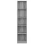 VIDAXL Bibliotheque 5 niveaux Sonoma gris 40x24x175 cm
