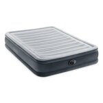 INTEX Matelas Gonflable Électrique 2 Places  Confort  191cm Gris Clair