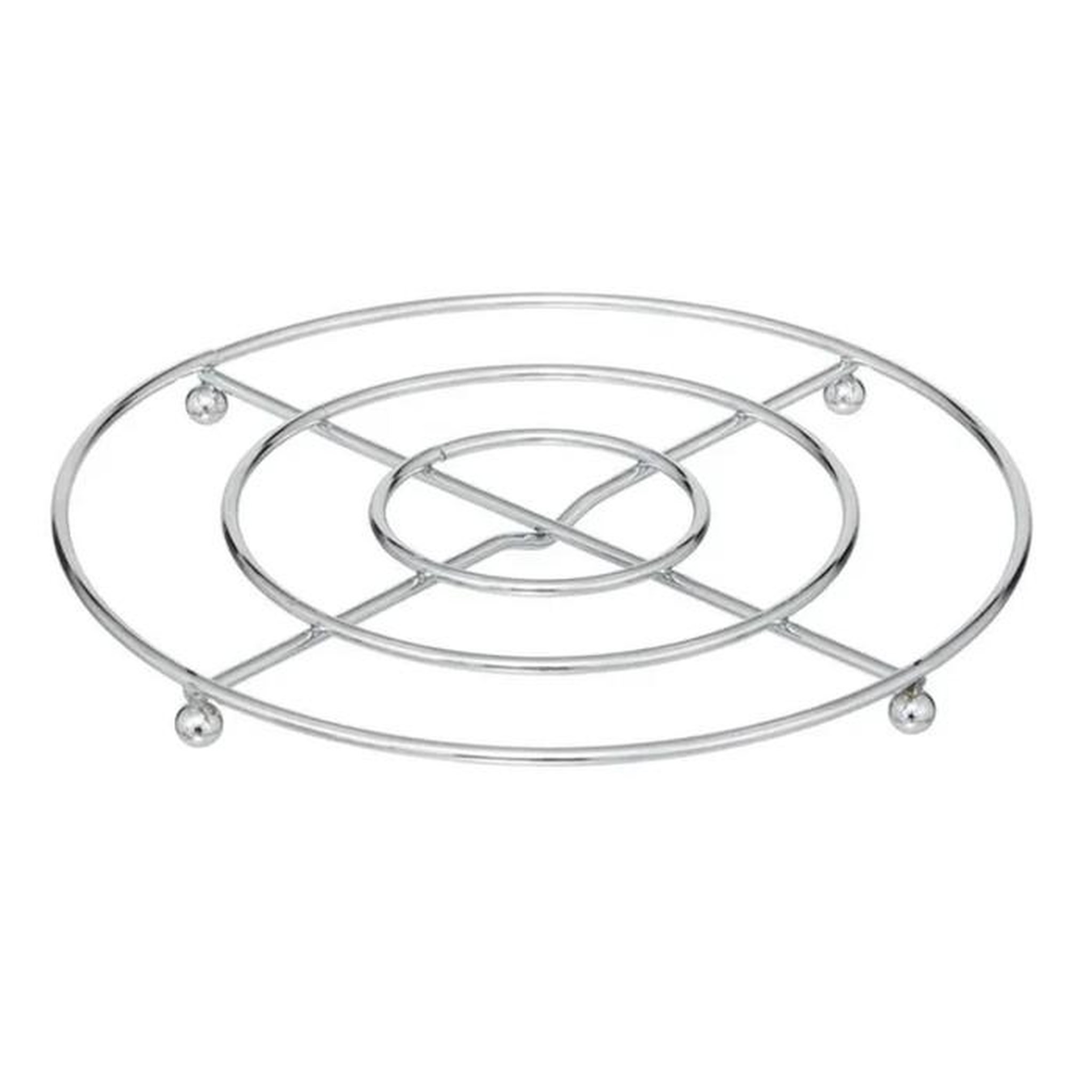 FIVE Dessous de Plat en Métal  Cuisine  20cm Argent