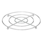 FIVE Dessous de Plat en Métal  Cuisine  20cm Argent