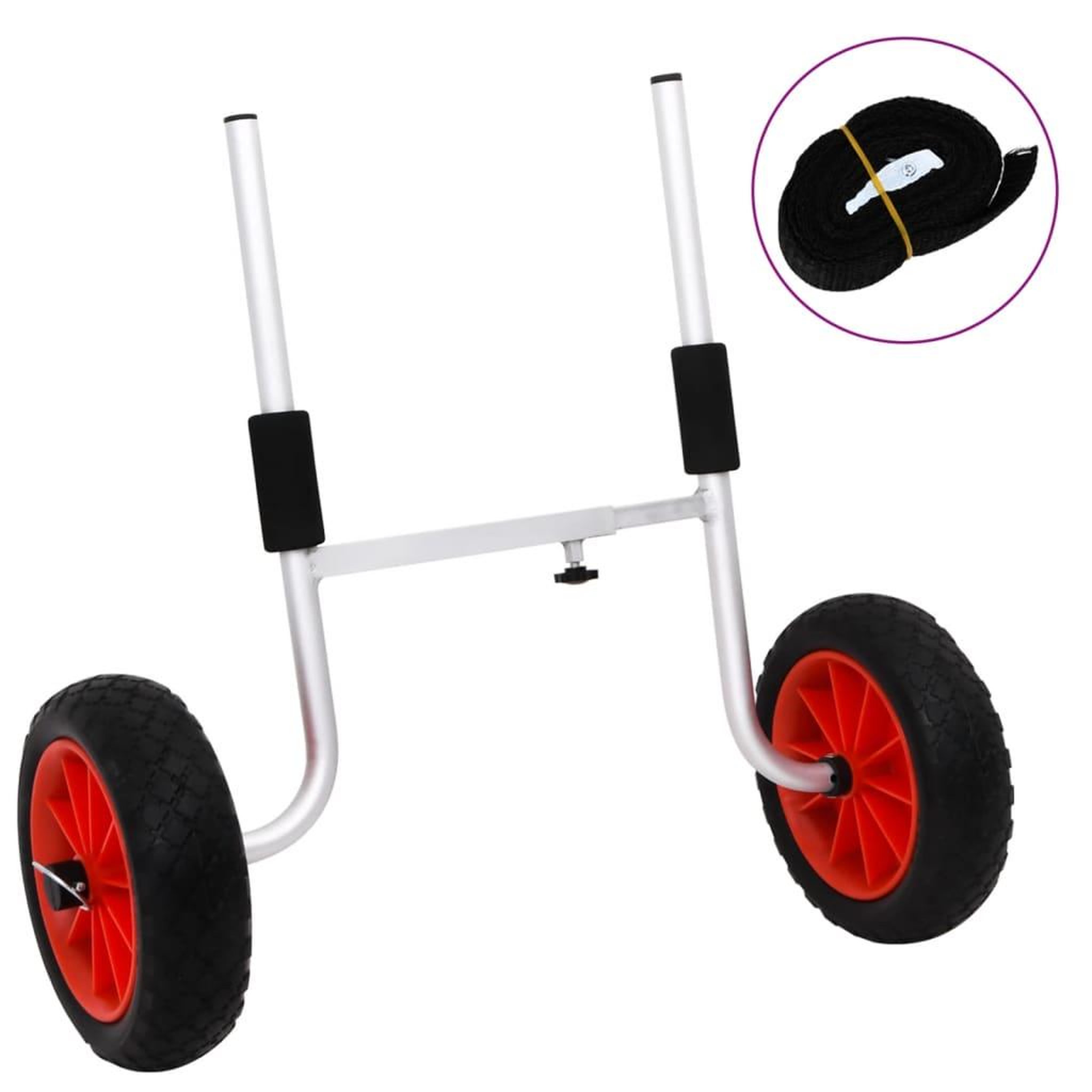 VIDAXL Chariot pour kayak 90 kg aluminium