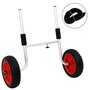 Voir la diapositive 1 : VIDAXL Chariot pour kayak 90 kg aluminium