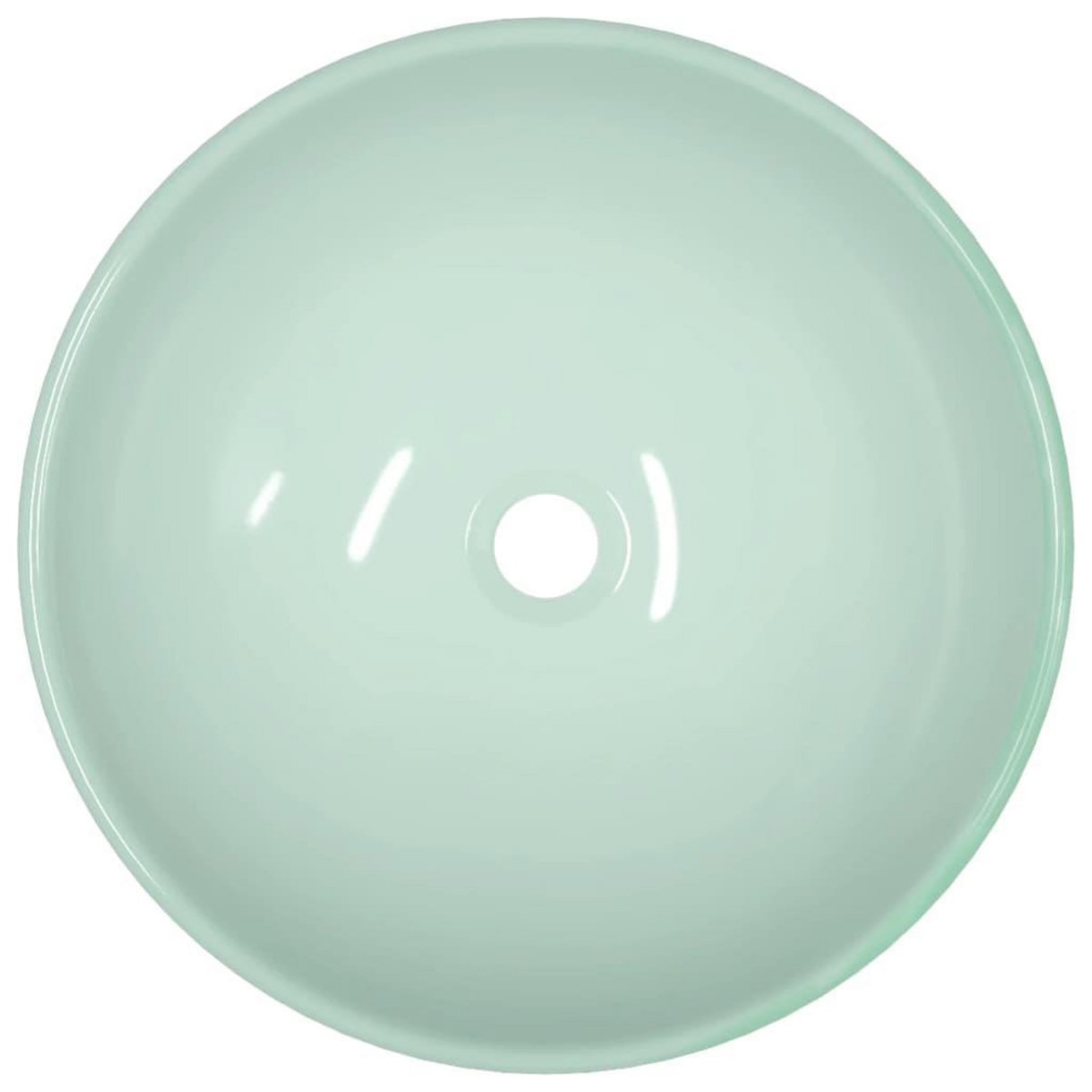 VIDAXL Lavabo Verre trempe 42x14 cm Blanc