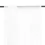 VIDAXL Rideau en fils 2 pcs 100 x 250 cm Blanc