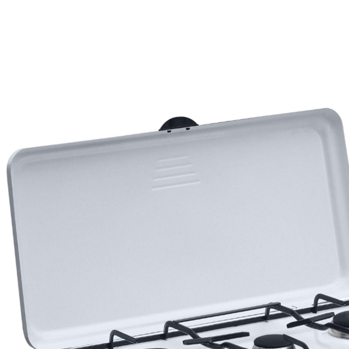 INTEC Réchaud gaz 3 feux 4100W - Brûleurs fonte Grille et Couvercle - Plaque de Cuisson Gaz Butane ou Propane