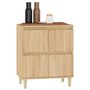 Voir la diapositive 4 : VIDAXL Buffet Chene sonoma 60x35x70 cm Bois d'ingenierie