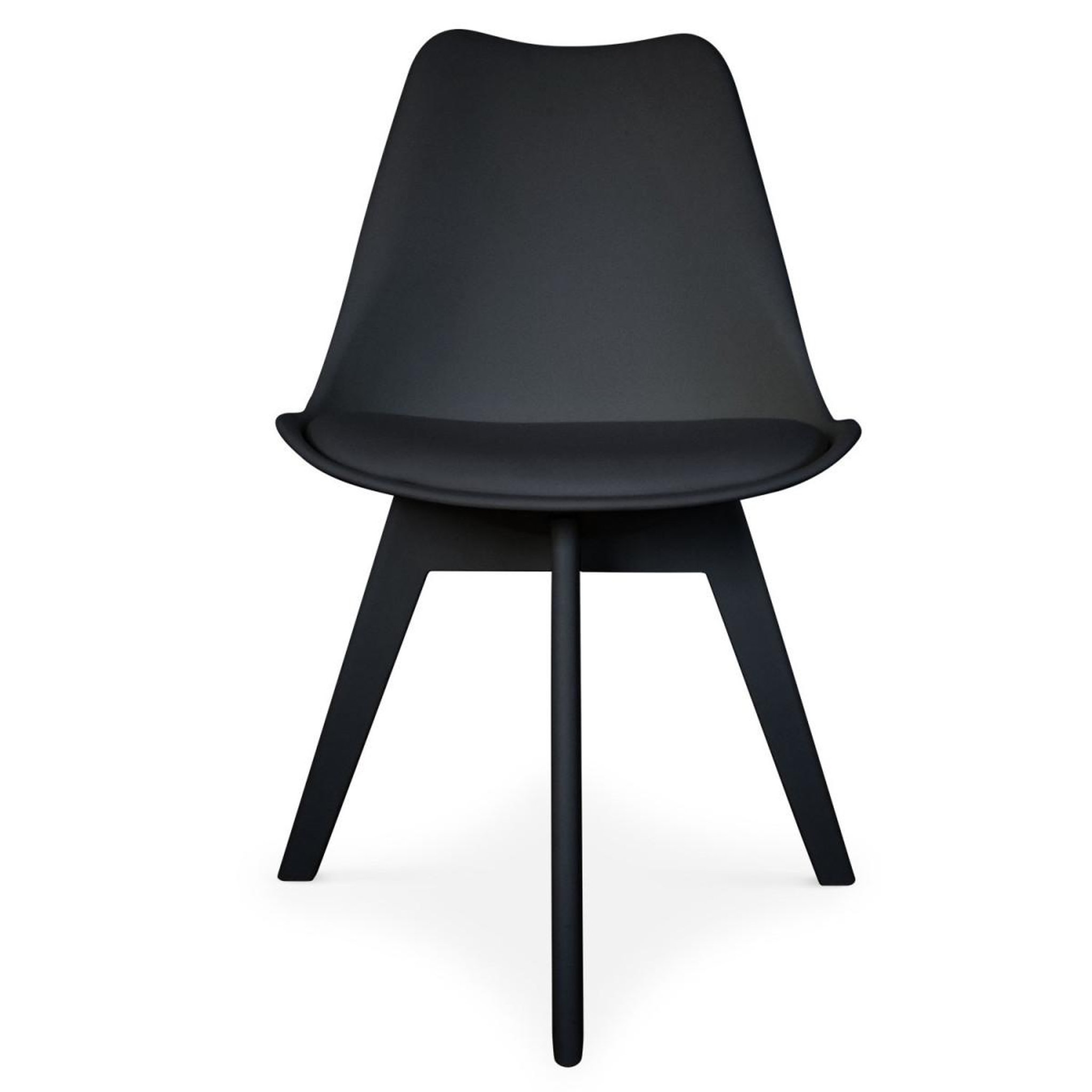 Voir la diapositive 2 : Paris Prix Lot de 2 Chaises Design  Maélia  82cm Noir
