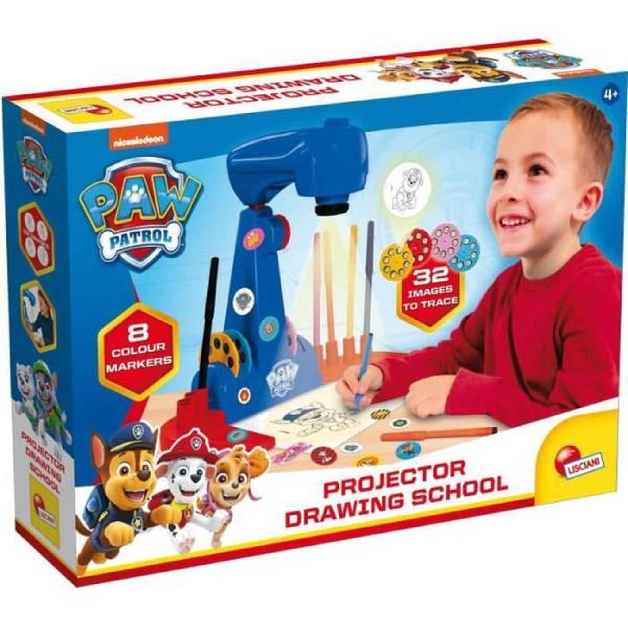 LISCIANI GIOCHI Projecteur de dessins - liscianigiochi - pat'patrouille - accessoires inclus, modeles pat' patrouille