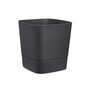 Voir la diapositive 3 : ELHO Pot de fleurs carré extérieur/intérieur 38 x 38 cm Elho Aqua Care Greensense gris charbon