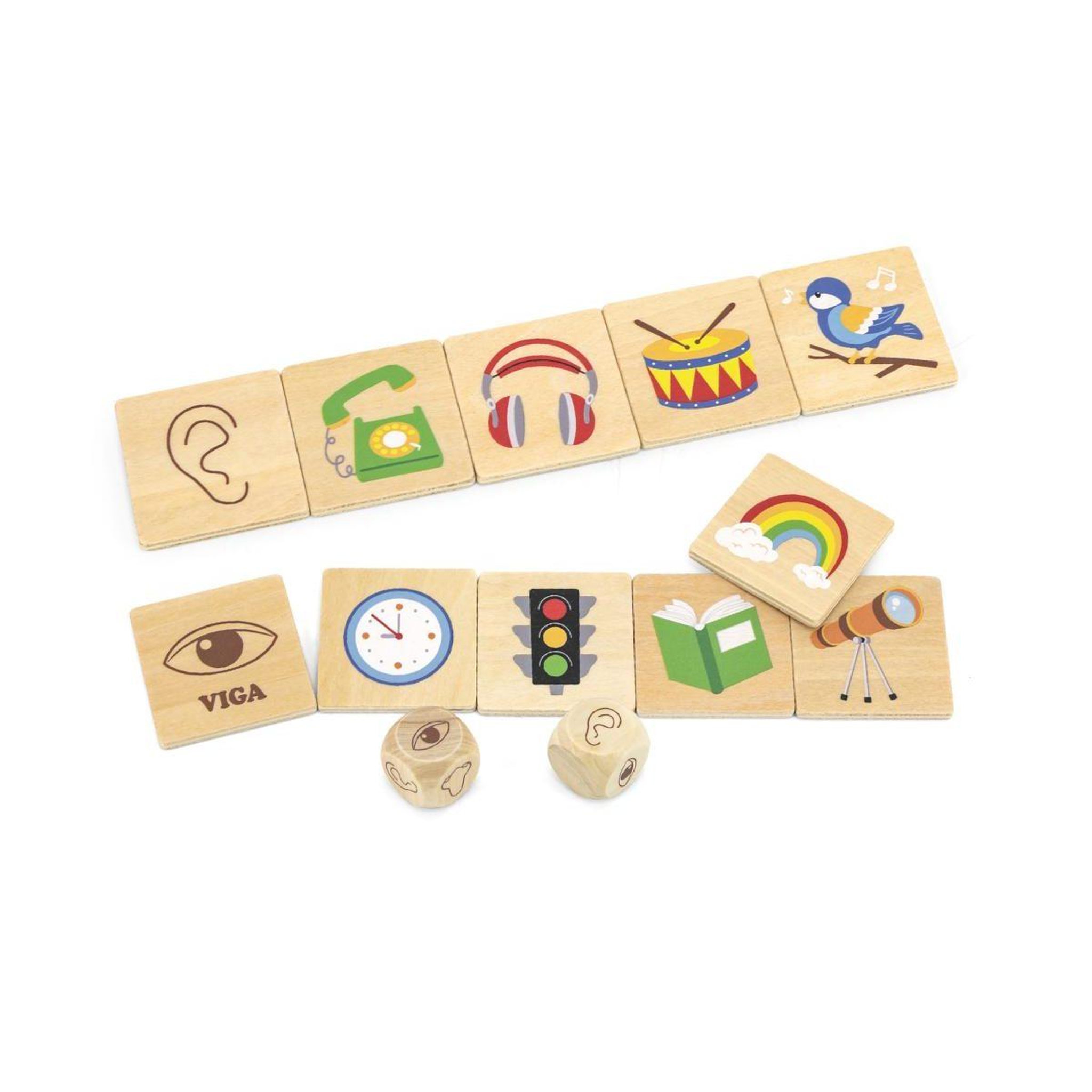 Voir la diapositive 2 : VIGA Puzzle d'apprentissage des sens  44507