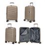 Voir la diapositive 3 : David Jones Lot 3 valises rigides dont 1 cabine TSA