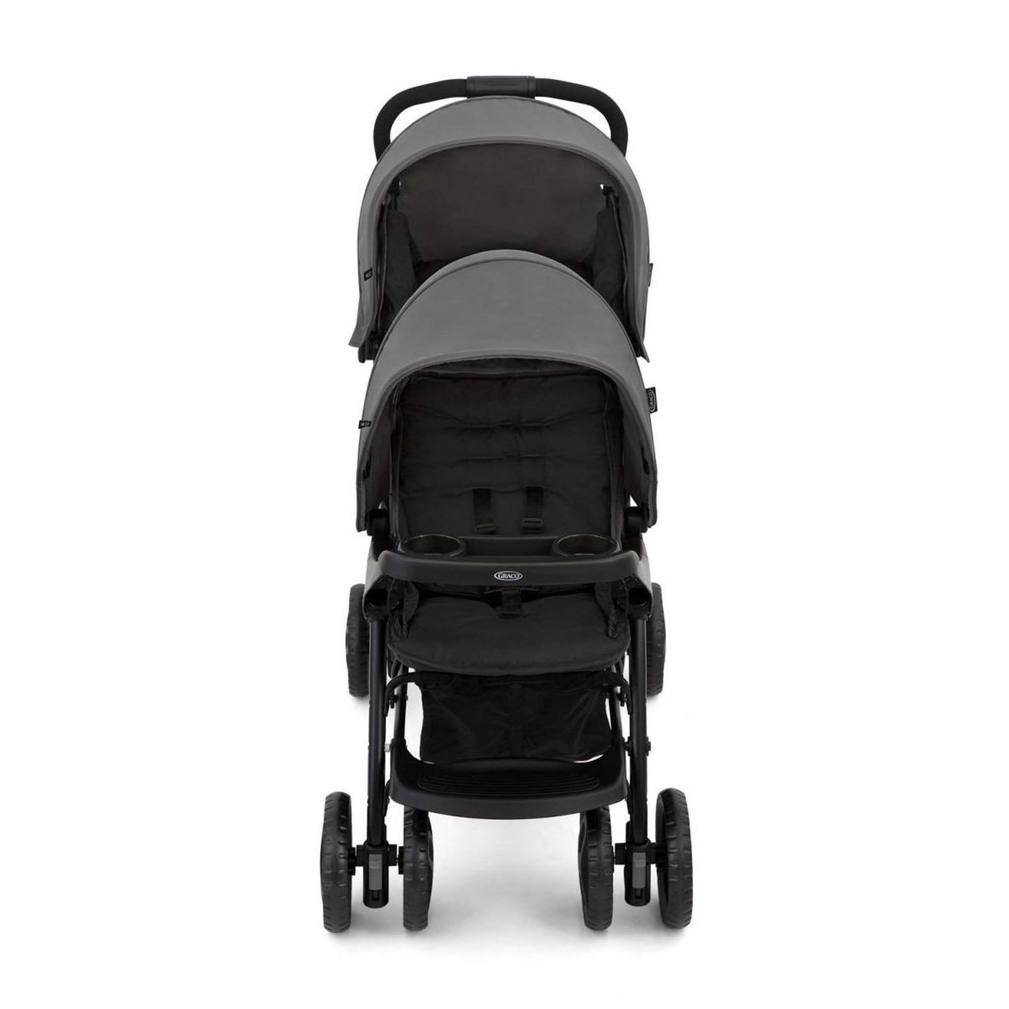 Voir la diapositive 2 : GRACO Poussette Double Stadium Duo Gris foncé