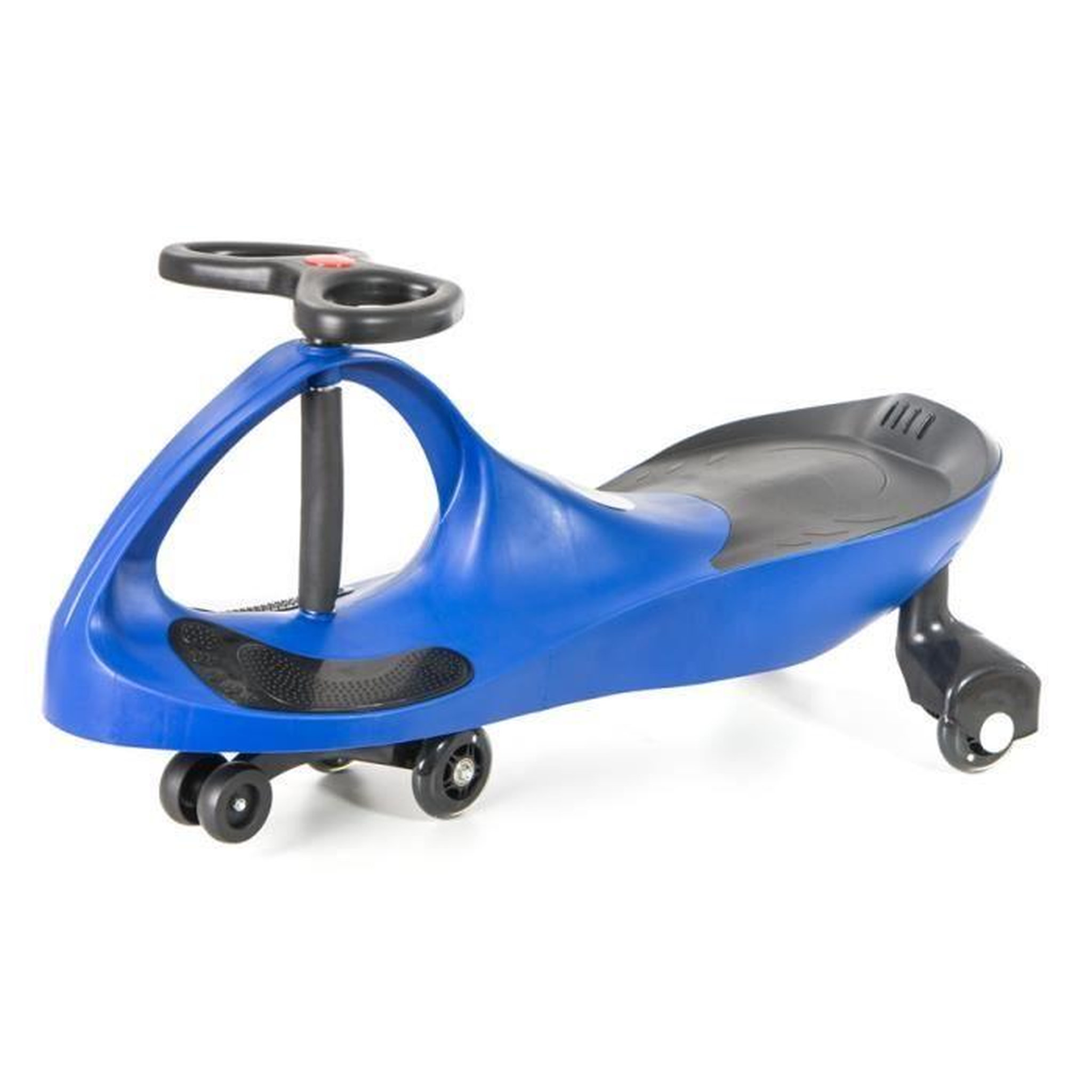 HYPERMOTION TwistCar voiture enfant sans batterie roues caoutchouc charge 120 kg, Bleu
