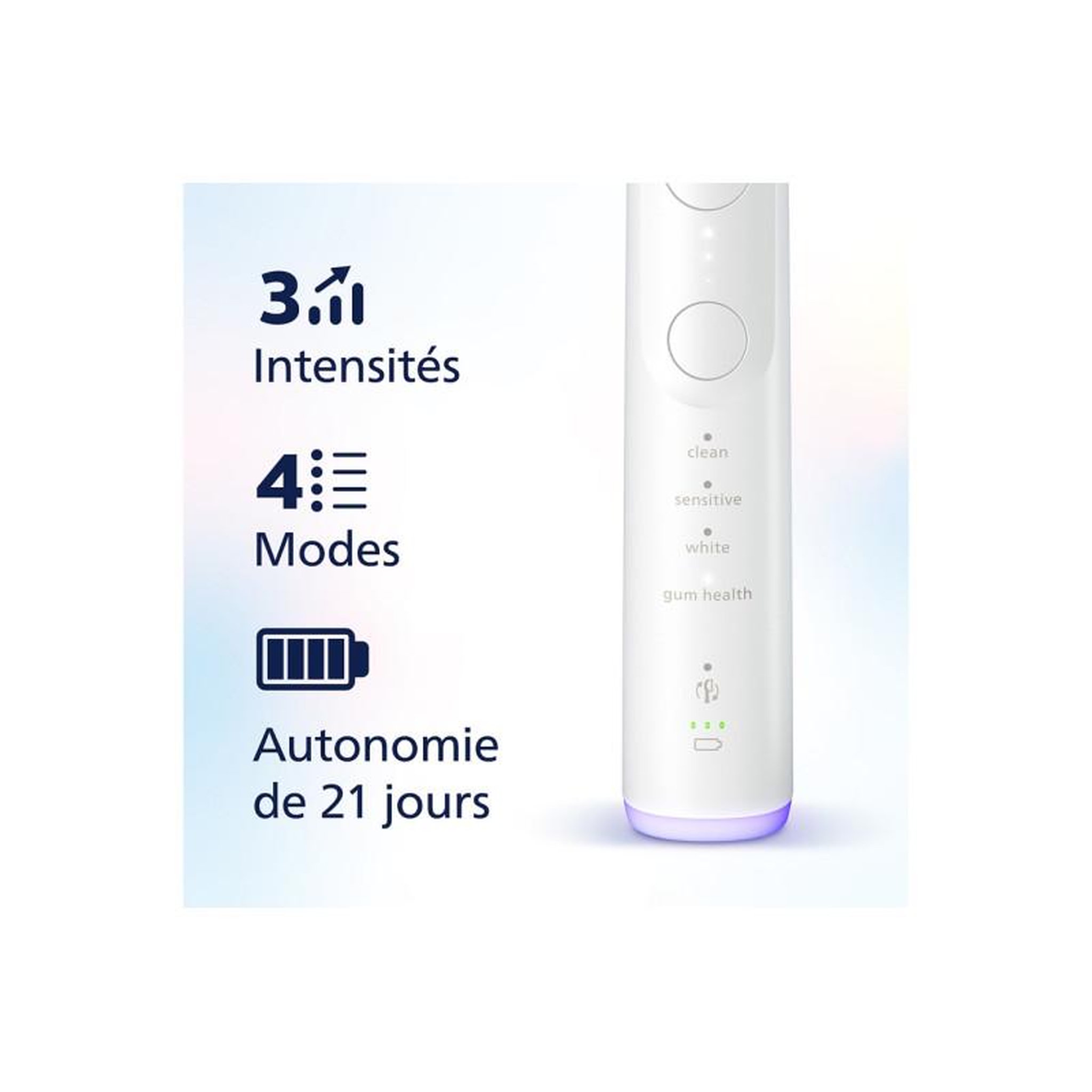 Voir la diapositive 4 : Philips Brosse à dents électrique Philips HX7420 02 Sonicare 7100 BLANC