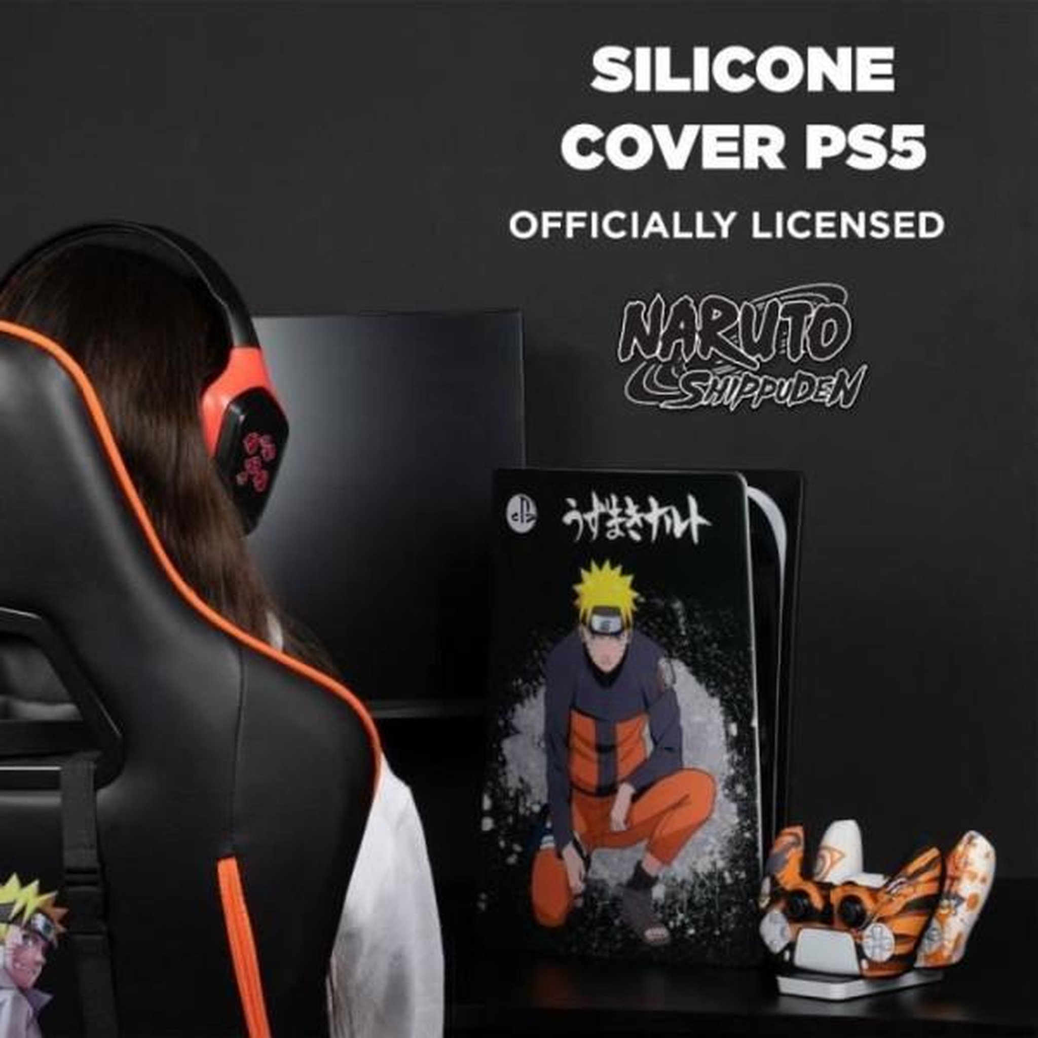 Voir la diapositive 6 : Konix Silicone Cover Pour Playstation 5 - Naruto-Accessoire-PS5