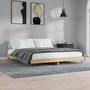 Voir la diapositive 2 : VIDAXL Cadre de lit sans matelas chene sonoma 180x200 cm
