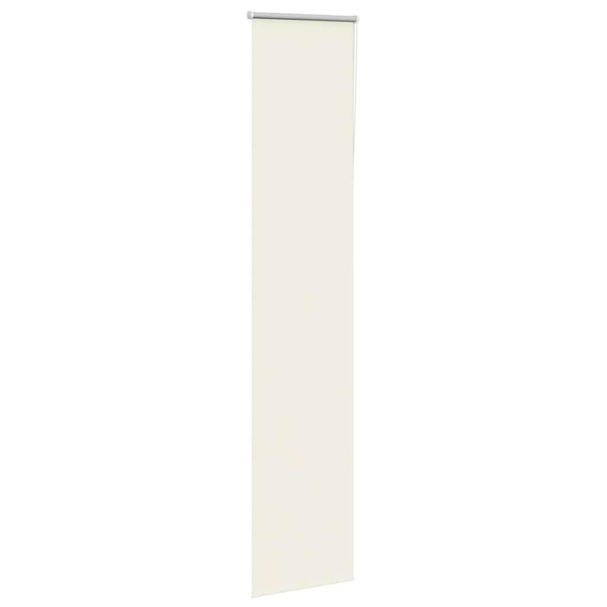 Voir la diapositive 3 : VIDAXL Store enrouleur occultant blanc casse 50x210cm largeur du tissu