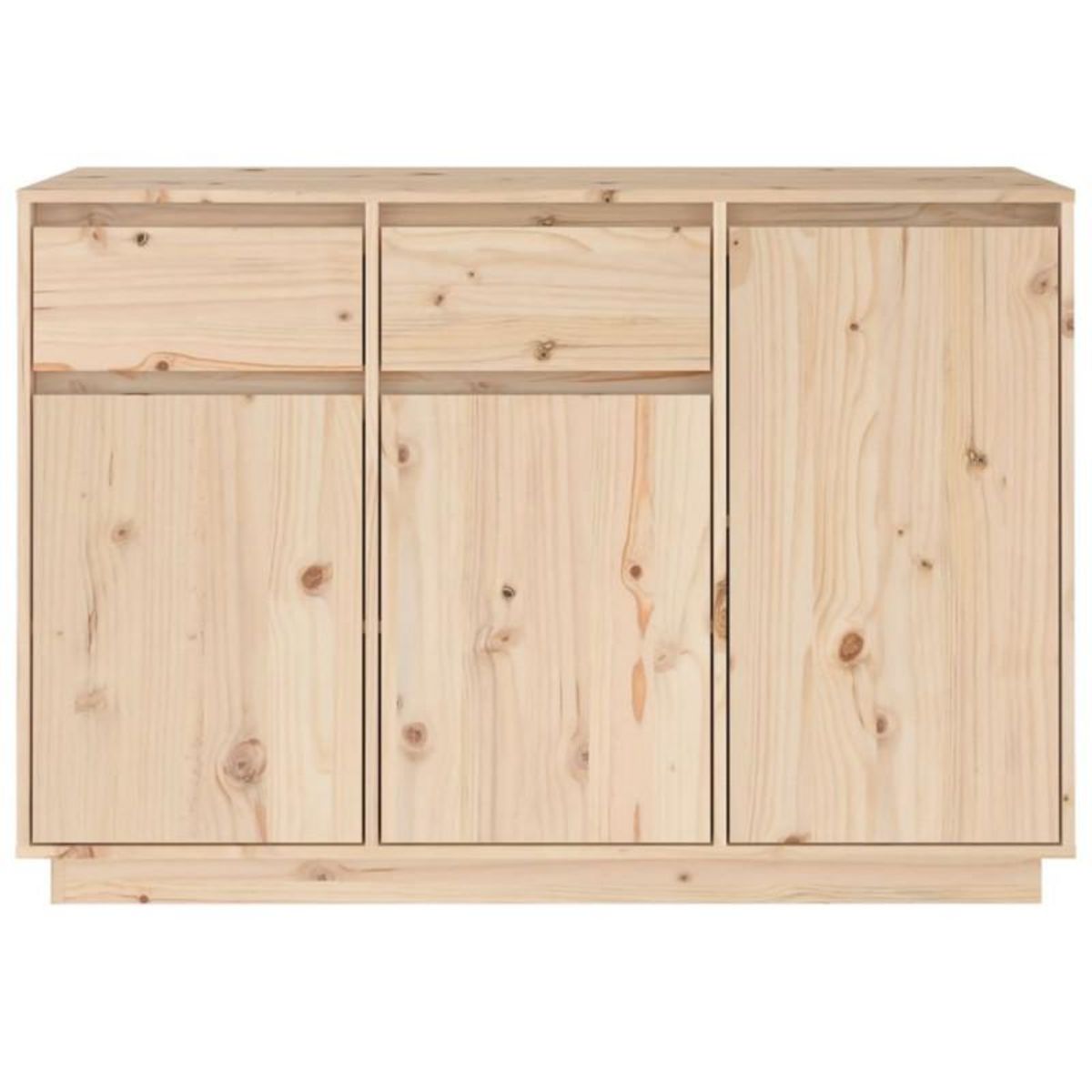 VIDAXL Buffet 110x34x75 cm bois massif de pin