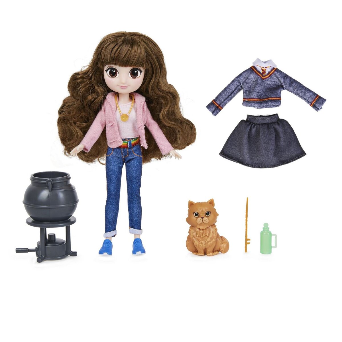 SPIN MASTER Coffret Poupée 20 cm avec accessoires Hermione Granger