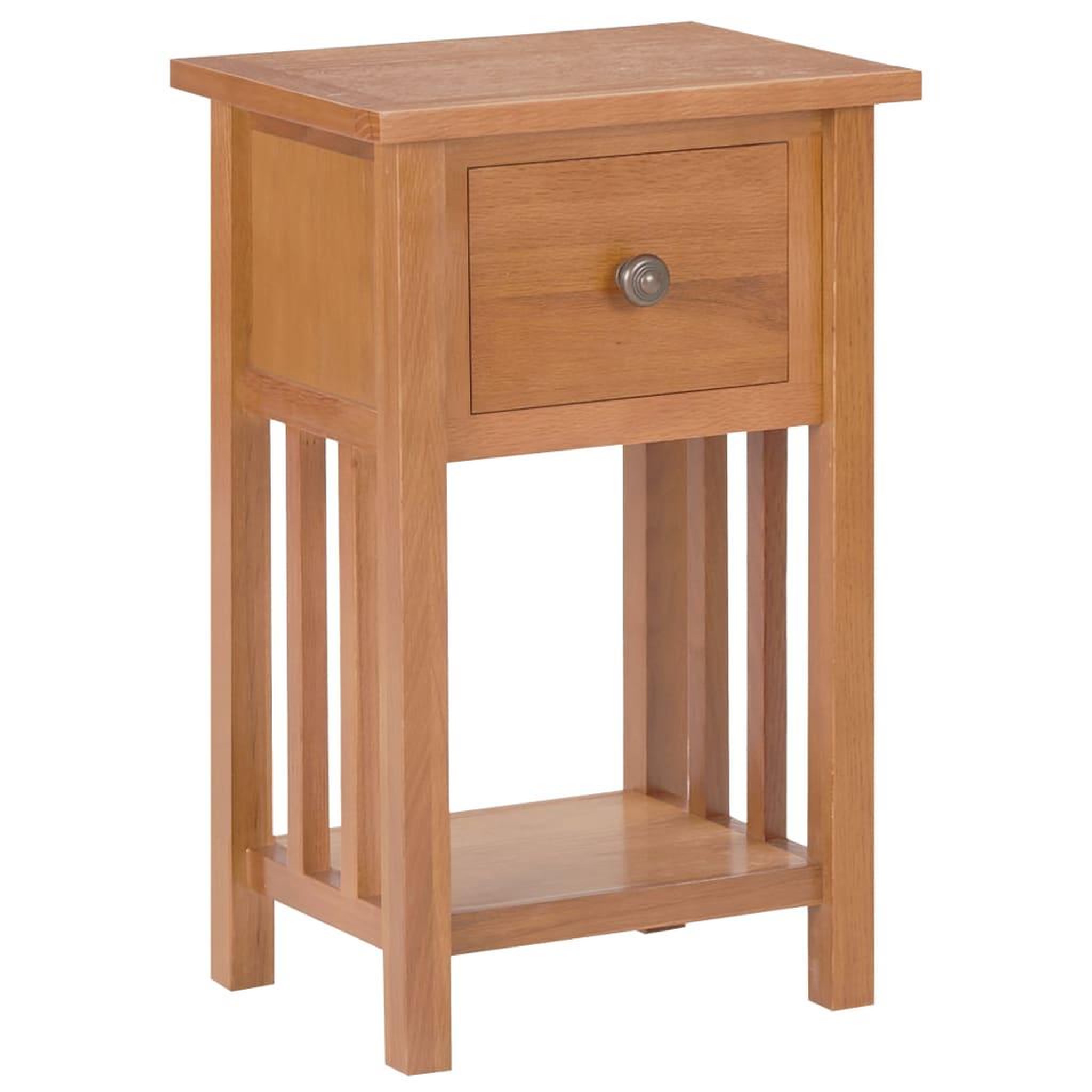 VIDAXL Table a revues avec tiroir 35x27x55 cm bois de chene solide