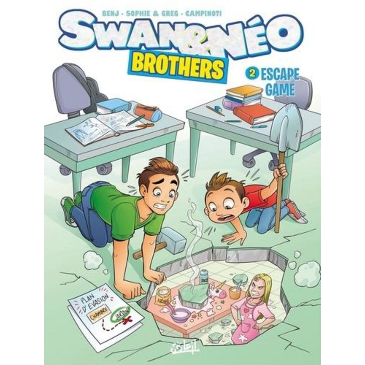 SWAN ET NEO - BROTHERS TOME 2 : ESCAPE GAME, Campinoti Paolo