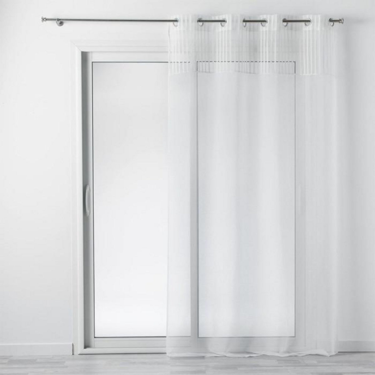 Paris Prix Rideau Voilage à Œillets  Madi  140x240cm Blanc