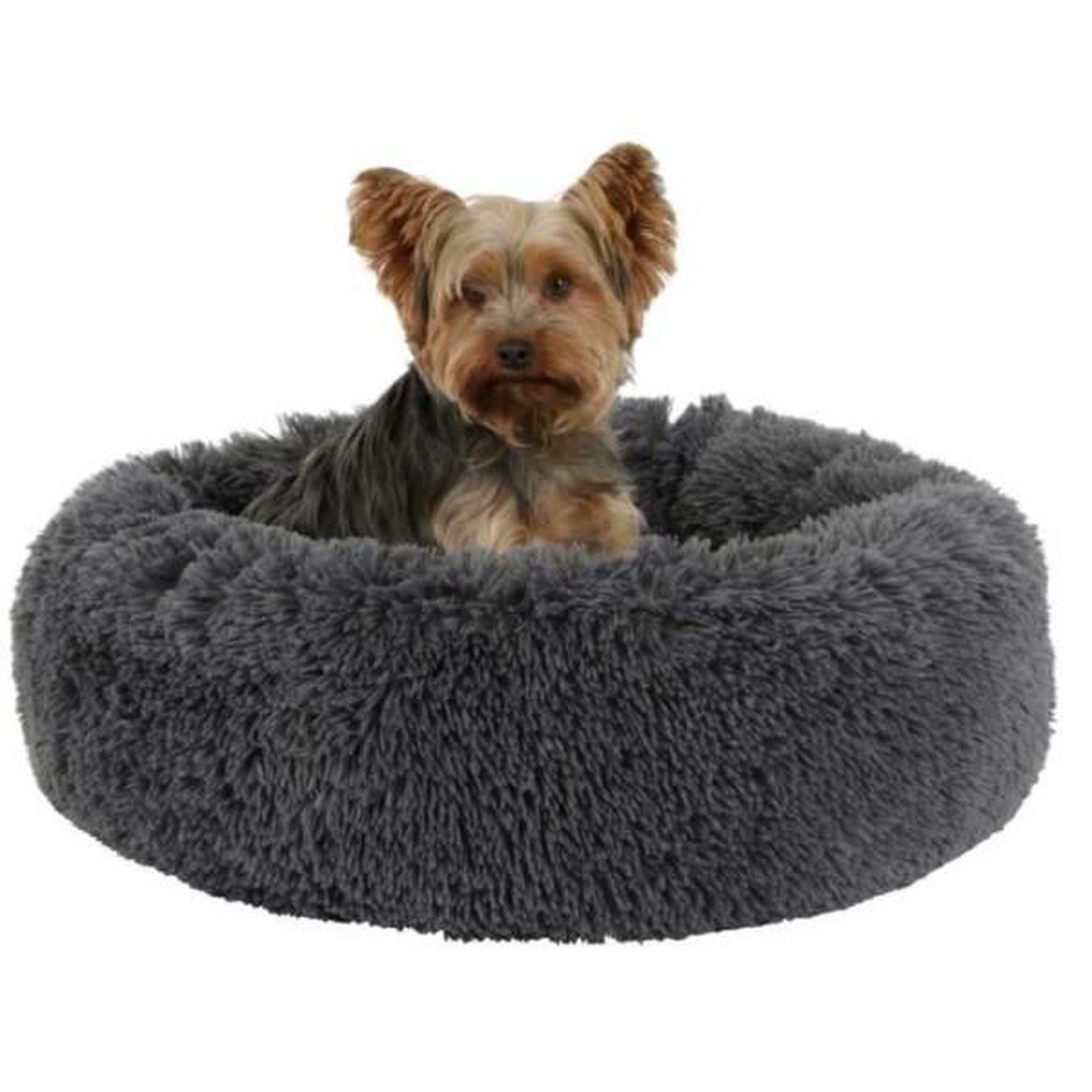 Voir la diapositive 2 : KERBL Corbeille - KERBL - Fluffy - Ø60 x 18 cm - Gris